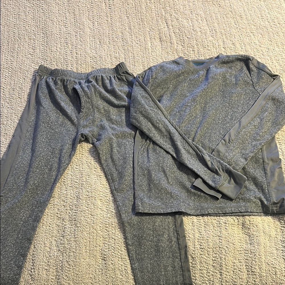 Cuddl Duds Two Piece Fleece Base Layer Set